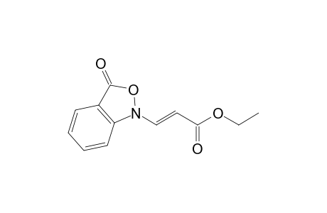 Ethyl 3-(3'-oxo-1',3'-dihydro-2,1-benzisoxazol-1'-yl)propenoate