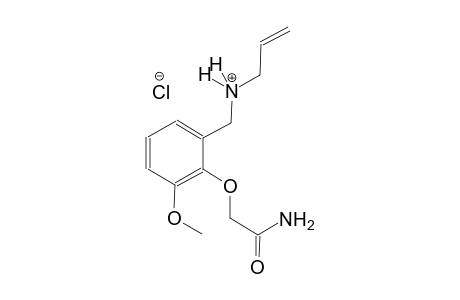 benzenemethanaminium, 2-(2-amino-2-oxoethoxy)-3-methoxy-N-(2-propenyl)-, chloride