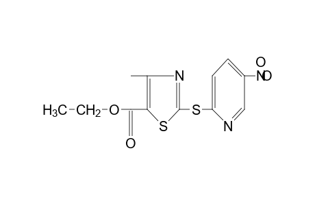 4-methyl-2-[(5-nitro-2-pyridyl)thio]-5-thiazolecarboxylic acid, ethyl ester