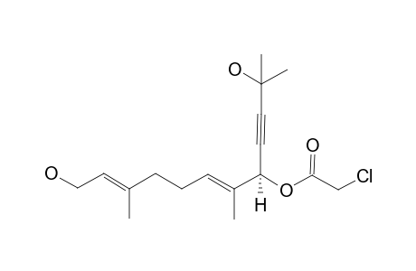 (E,E)-(S)-8-Chloroacetoxy-3,7,11-trimethyldodeca-2,6-dien-9-yne-1,11-diol