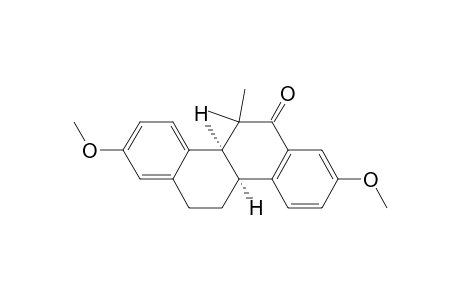 6(5H)-Chrysenone, 4b,10b,11,12-tetrahydro-2,8-dimethoxy-5,5-dimethyl-, cis-(.+-.)-