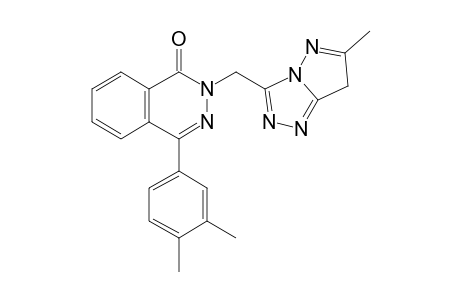 2-[(6-methyl-7H-pyrazolo[5,1-c][1,2,4]triazol-3-yl)methyl]-4-(3,4-dimethylphenyl)phthalazin-1(2H)-one