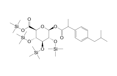 Ibuprofen glucuronide, 4O-tms