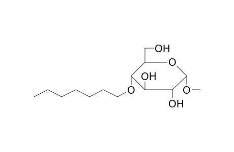 Methyl 4-O-heptylhexopyranoside