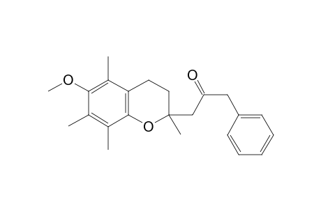 1-(6-Methoxy-2,5,7,8-tetramethylchroman-2-yl)-3-phenylpropan-2-one