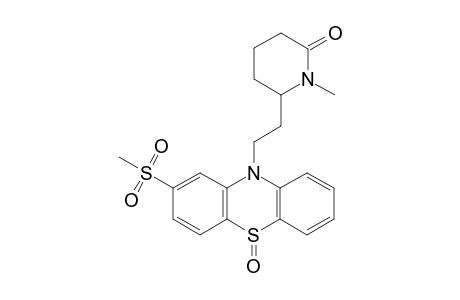 1-Methyl-6-[2-(2-methylsulfonyl-5-oxidanylidene-phenothiazin-10-yl)ethyl]piperidin-2-one