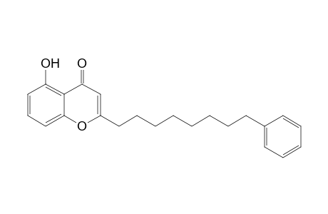 5-HYDROXY-2-(8'-PHENYLOCTYL)-4H-BENZOPYRAN-4-ONE(CASTANONE)