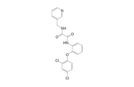 N-[o-(2,4-dichlorophenoxy)phenyl]-N'-[(3-pyridyl)methyl]oxamide