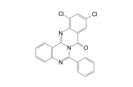 6-Phenyl-10,12-dichloro-quinazolino[4,3-b]quinazolin-8-one