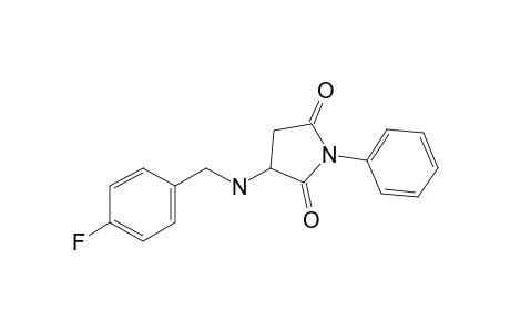 3-[(4-Fluorobenzyl)amino]-1-phenyl-2,5-pyrrolidinedione