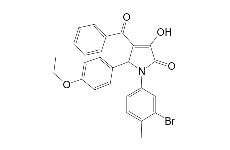 4-Benzoyl-1-(3-bromo-4-methyl-phenyl)-5-(4-ethoxy-phenyl)-3-hydroxy-1,5-dihydro-pyrrol-2-one