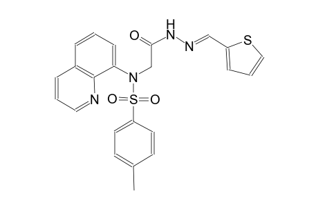 acetic acid, [[(4-methylphenyl)sulfonyl]-8-quinolinylamino]-, 2-[(E)-2-thienylmethylidene]hydrazide