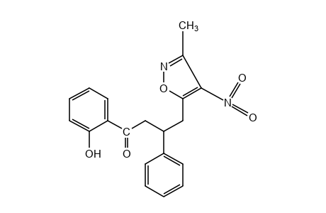 2'-hydroxy-4-(3-methyl-4-nitro-5-isoxazolyl)-3-phenylbutyrophenone