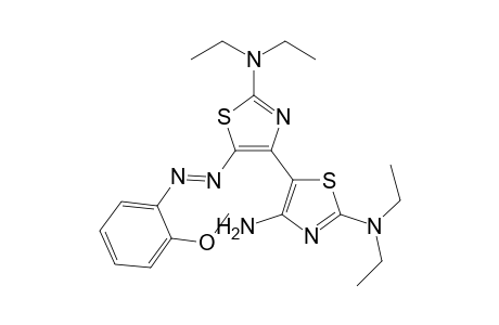 4-Amino-2-(diethylamino)-5-{2-(diethylamino)-5-(2-methoxyphenylazo)thiazol-4-yl}thiazole