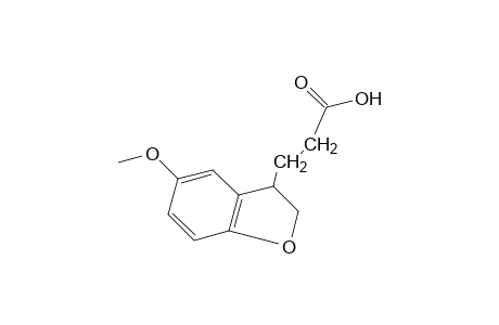 2,3-dihydro-5-methoxy-3-benzofuranpropionic acid