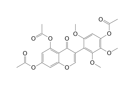 5,7,4'-TRIACETOXY-2',3',6'-TRIMETHOXY-ISOFLAVONE