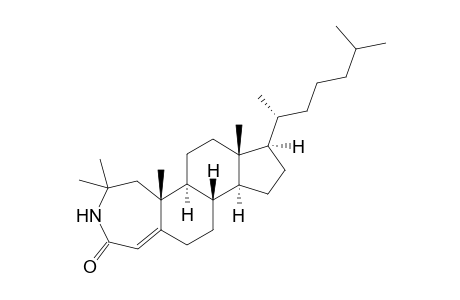 3-Aza-A-homocholest-4a-en-4-one, 2,2-dimethyl-