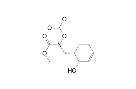 Carbamic acid, [(2-hydroxy-3-cyclohexen-1-yl)methyl][(methoxycarbonyl)oxy]-, methyl ester, cis-(.+-.)-