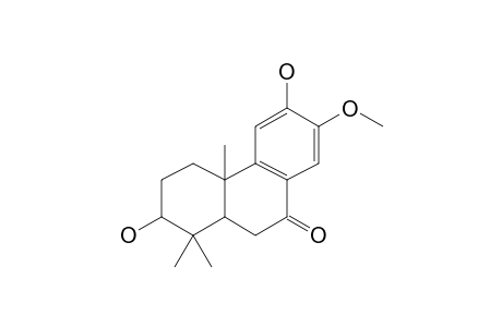 2,6-Dihydroxy-7-methoxy-1,1,4A-trimethyl-3,4,10,10A-tetrahydro-2H-phenanthren-9-one