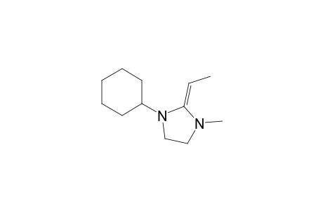 (2E)-1-cyclohexyl-2-ethylidene-3-methyl-imidazolidine