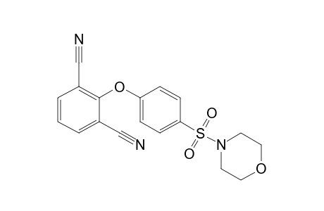 2-[p-(morpholinosulfonyl)phenoxy]isophthalonitrile