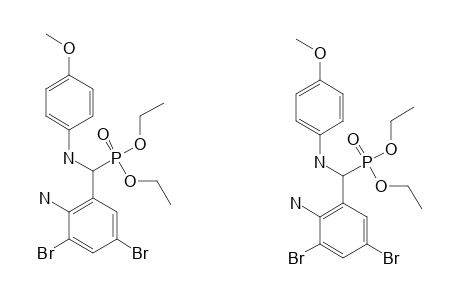 DIETHYL-(2-AMINO-3,5-DIBROMOPHENYL)-(4-METHOXYPHENYLAMINO)-METHYL-PHOSPHONATE