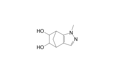 (+-)-(exo,exo)-5,6-Dihydroxy-1-methyl-4,5,6,7-tetrahydro-4,7-methano-1H-indazole