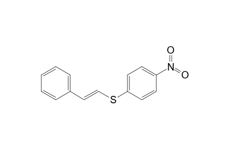 Benzene, 1-nitro-4-[(2-phenylethenyl)thio]-