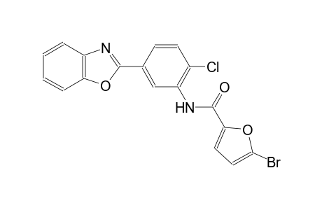 N-[5-(1,3-benzoxazol-2-yl)-2-chlorophenyl]-5-bromo-2-furamide