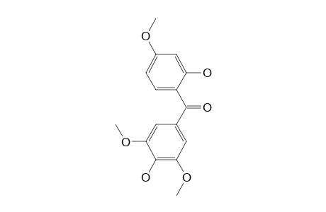 4-[(2-Hydroxy-4-methoxyphenyl)carbonyl]-2,6-dimethoxyphenol