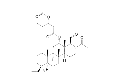 12-ALPHA-(3'-ACETOXYPENTANOYLOXY)-20,24-DIMETHYL-24-OXOSCALARA-16-EN-25-AL