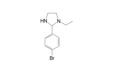 2-(4-bromophenyl)-1-ethyl-imidazolidine