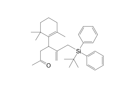 5-[[tert-butyl(diphenyl)silyl]methyl]-4-(2,6,6-trimethyl-1-cyclohexenyl)-5-hexen-2-one