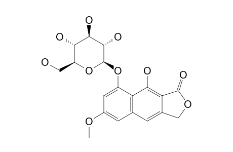 8,9-DIHYDROXY-6-METHOXYNAPHTHALIDE-8-O-BETA-D-GLUCOPYRANOSIDE