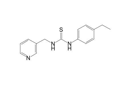 1-(p-ethylphenyl)-3-[(3-pyridyl)methyl]-2-thiourea