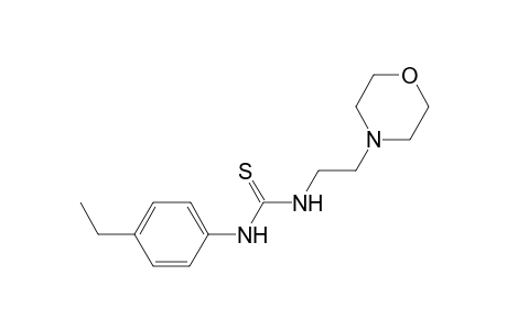 N-(4-ethylphenyl)-N'-[2-(4-morpholinyl)ethyl]thiourea