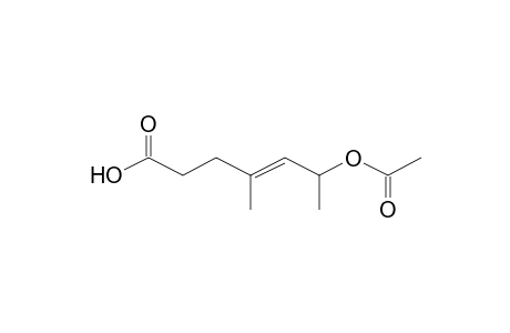 6-Acetoxy-4-methyl-hept-4-enoic acid