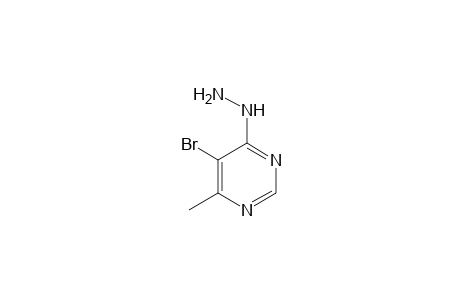 5-bromo-4-hydrazino-6-methylpyrimidine
