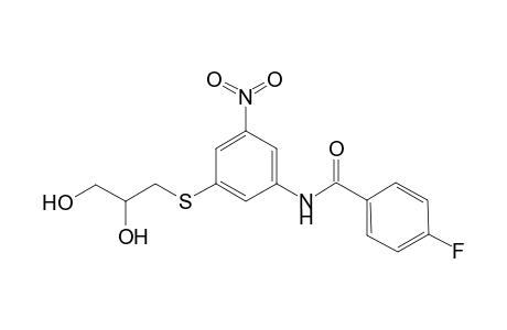 4-Fluoro-N-[3-(glycerylthio)-5-nitro-phenyl]benzamide