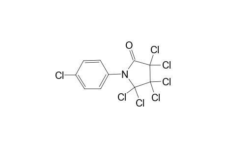 2-Pyrrolidinone, 3,3,4,4,5,5-hexachloro-1-(4-chlorophenyl)-