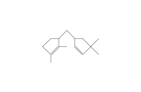 3-([3,3-Dimethyl-cyclohexen-5-yl]-methyl)-1,2-dimethyl-cyclohexene