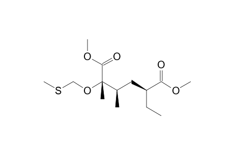 Dimethyl (2S,3R,5S)-5-Ethyl-2,3-dimethyl-2-[(methylthio)methoxy]hexanedioate