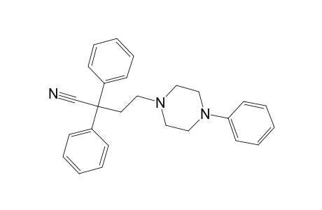 2,2-Diphenyl-4-(4-phenyl-1-piperazinyl)butanenitrile