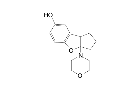 3a-morpholino-2,3,3a,8b-tetrahydro-1H-cyclopenta[b]benzofuran-7-ol