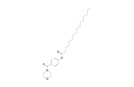 p-[morpholino(thiocarbonyl)]phenol, palmitate