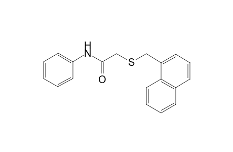 2-[(1-Naphthylmethyl)sulfanyl]-N-phenylacetamide