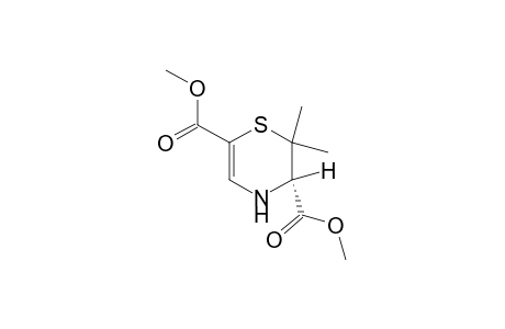 5,6-dihydro-6,6-dimethyl-4H-1,4-thiazine-2,5-dicarboxylic acid, dimethyl ester