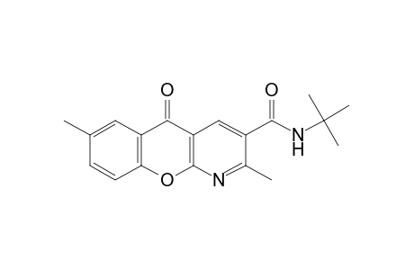 N-tert-BUTYL-2,7-DIMETHYL-5-OXO-5H-[1]BENZOPYRANO[2,3-b]PYRIDINE-3-CARBOXAMIDE