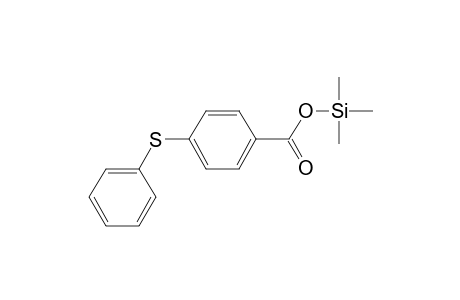 4-(Phenylthio)benzoic acid, tms derivative