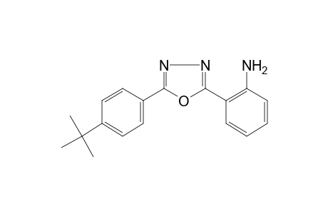 2-(o-aminophenyl)-5-(p-tert-butylphenyl)-1,3,4-oxadiazole